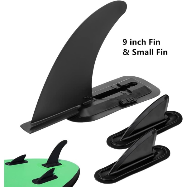 1 bit Insert Surfboard Paddleboard Snap Wide Tail Fin Boat SUP