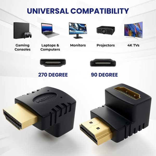 2-delt HDMI-stikforlænger