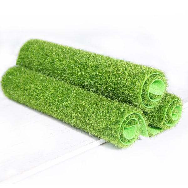 1 Stykke 15cm X 15cm Simulert Turf Moss Kunstig Gras Falsk