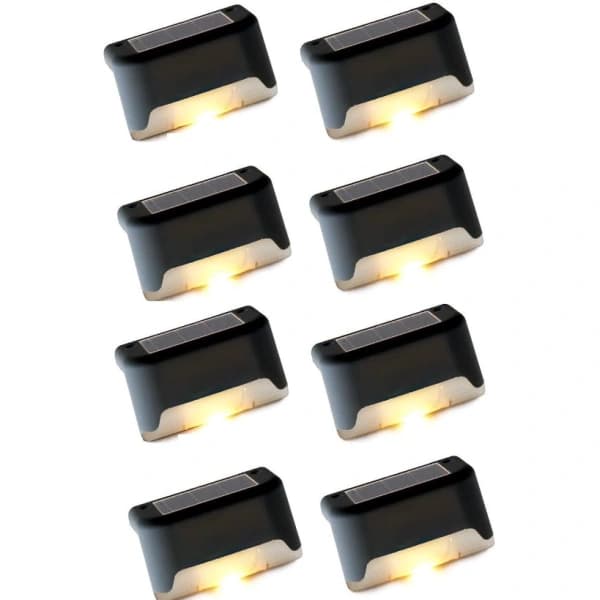 INF Solcellsdrivna lampor för trappor och räcken, 8-pack