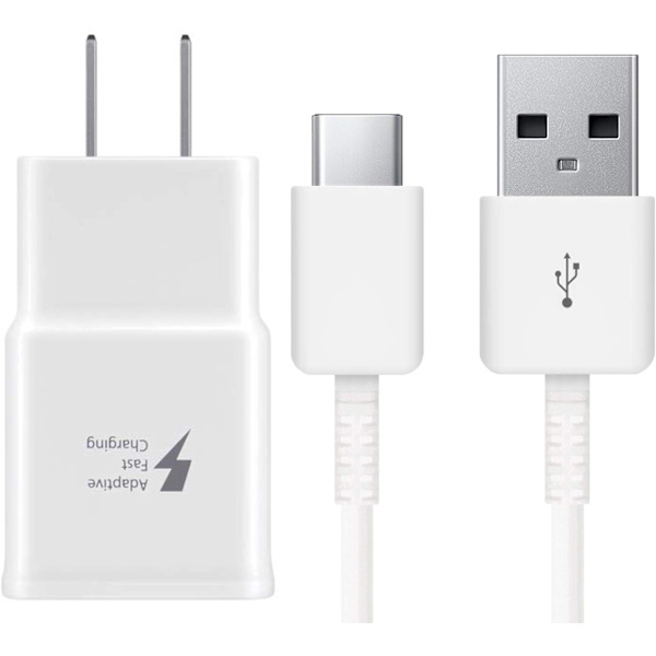 Hurtiglader type C, til Samsung-oplader Android-telefon USB-C-opladning, A