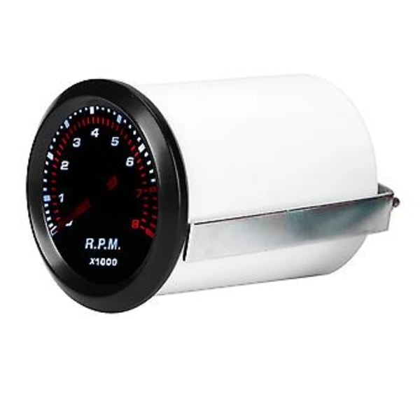Bilmodifikation, 12V Universal 52mm/2in LED Omdrejningstæller Solid Ydeevne, A