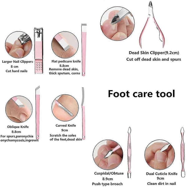 Manicure- og pedicuresæt, y