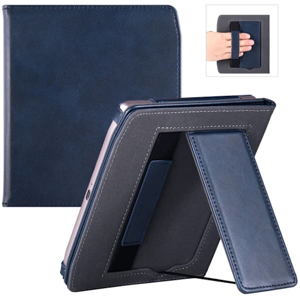 Sort etui til Pocketbook Era læse-tablet, sort, flere farver, A