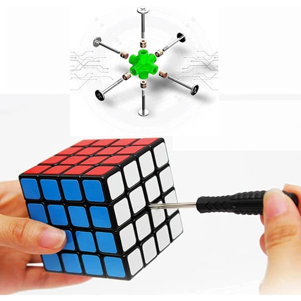 4 x 4 x 4 speed cube, original magisk kub-puslespill, 62 mm advanc,A