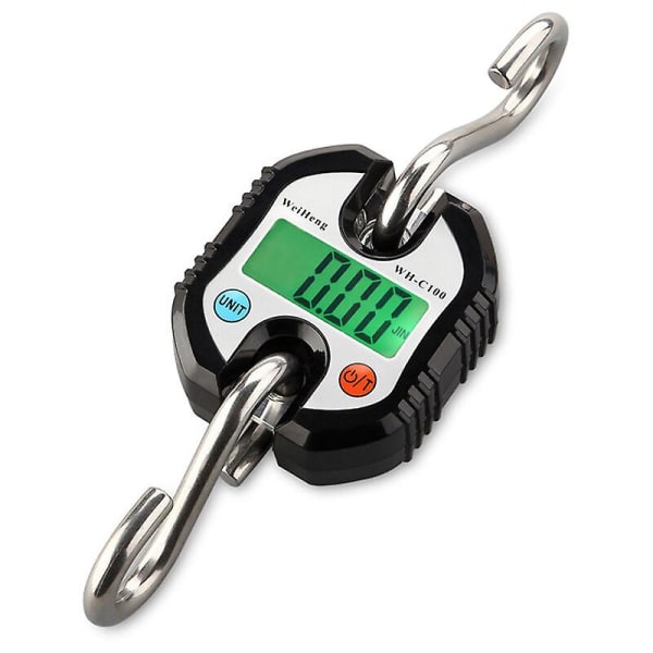 Luggage Scale, Mini Portable Digital Suitcase Scales with LED Backlit and Stainless Steel Hooks Digital Hanging Scales for Travel, Fishing and Archer