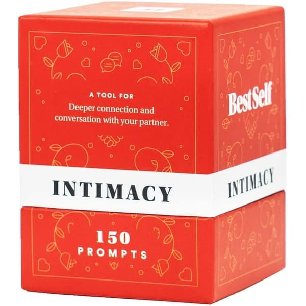 Intimacy Deck av BestSelf — 150 Engagerande Konversationsstartare för Par för att Stärka Deras Relation, Romantik, Tr