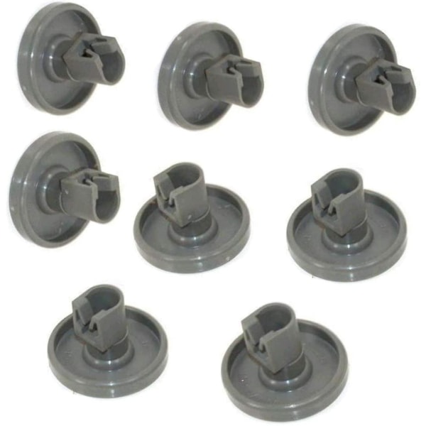 Complete Set Of 8  Dishwasher Wheels For-compatible With Privileg,faure,aeg,electrolux,zanussi 40mm
