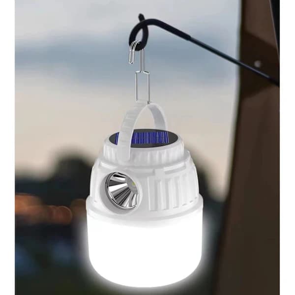 Realky LED Campinglykt, USB Oppladbar Solcellelampe,,A