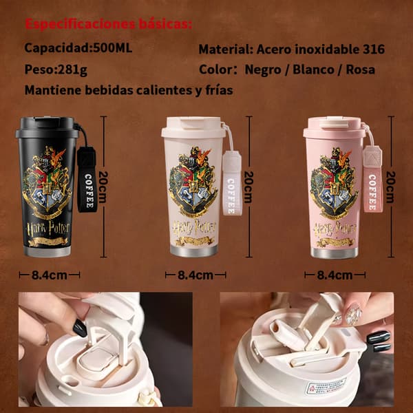 Termokopp 500 ml 316 rustfritt stål moderne design White