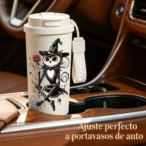 Kaffetermos 500ml 316 Rustfritt Stål Militær Design Black