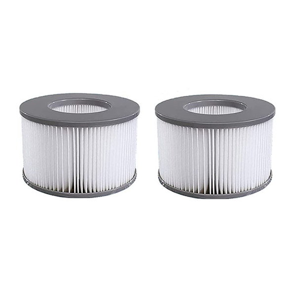 2 stk Spa Bassengfilter Oppblåsbart Svømmebassengfilter