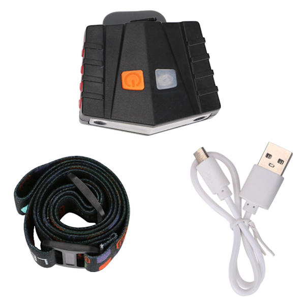 1 kpl Ulkoilma USB Ladattava COB Yökalastus Metsästys