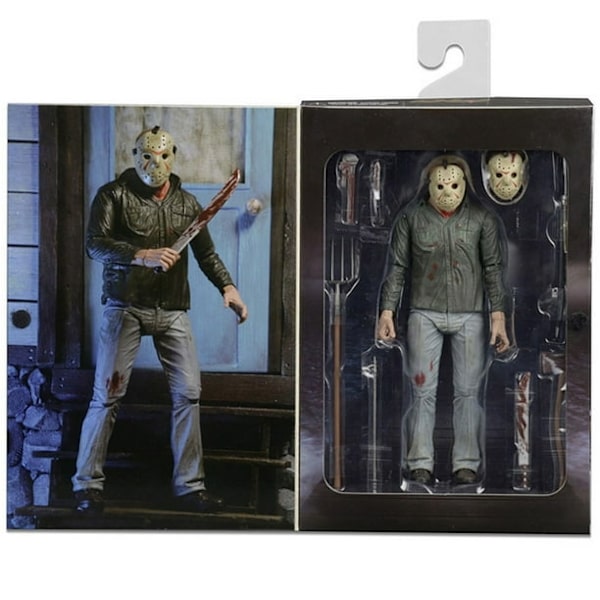 Fredag den 13. Jason Voorhees Actionfigur Horrible Movie 3D Model Dukke Legetøj Pynt Til Fans Samling