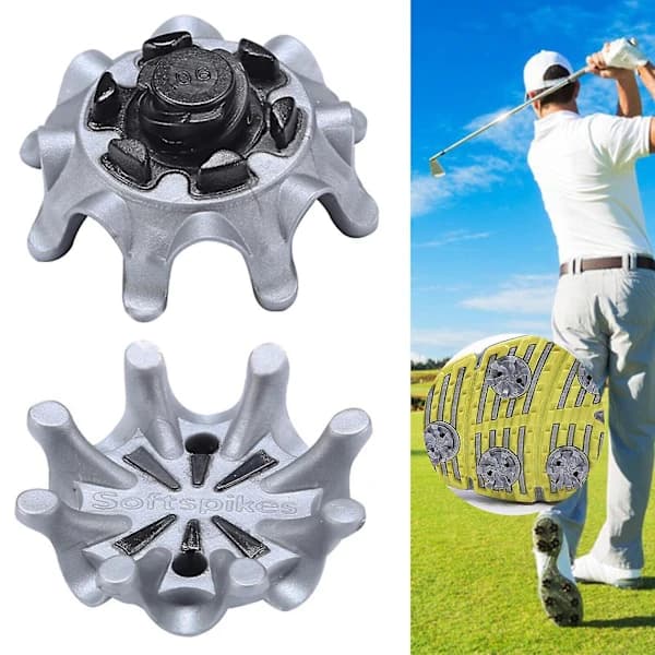 20x Golfskor Spikar Dubbar Snabb Twist Dobbar Softspikes För Footjoy, A