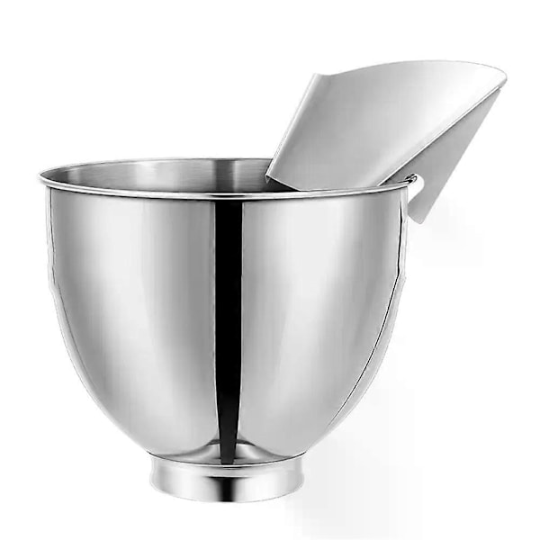 1 stk. Hældetud til KitchenAid røremaskine, rustfri stål skål hældebeskytter til Kitchen Aid tilbehør
