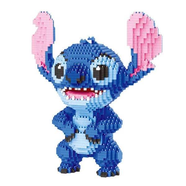 REMAKE 2300 Block + Stitch Diamant Byggstenar Mini Klossar Leksaker