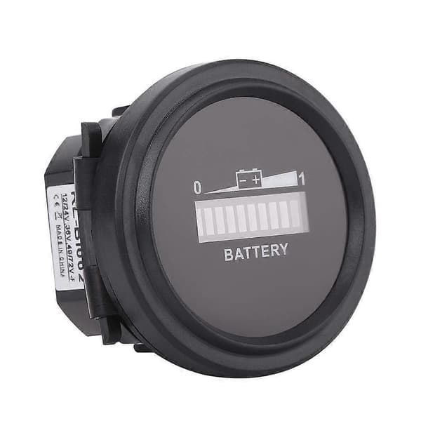 Golfvogns Batteriindikator 12V/24V/36V/48V/72V LED Digital DC Elektricitetsindikator Måler DC Batterimåler Passer til G