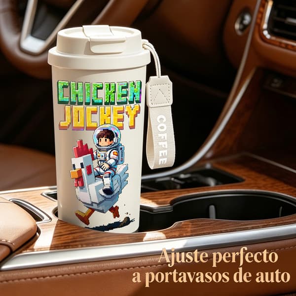 Kaffetermos 500ml 316 Rustfritt Stål Retro Design Black