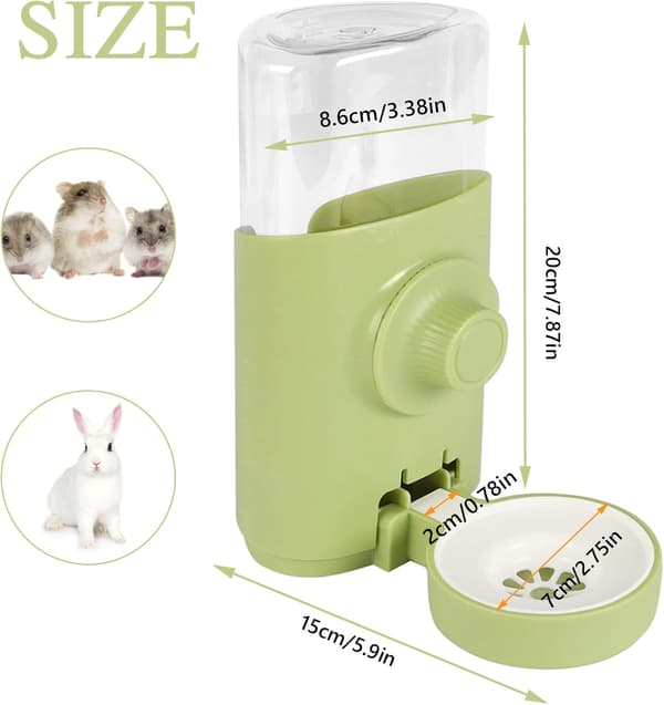 Automatisk Dyrevanndispenser, Kaninvanndispenser, Hengende