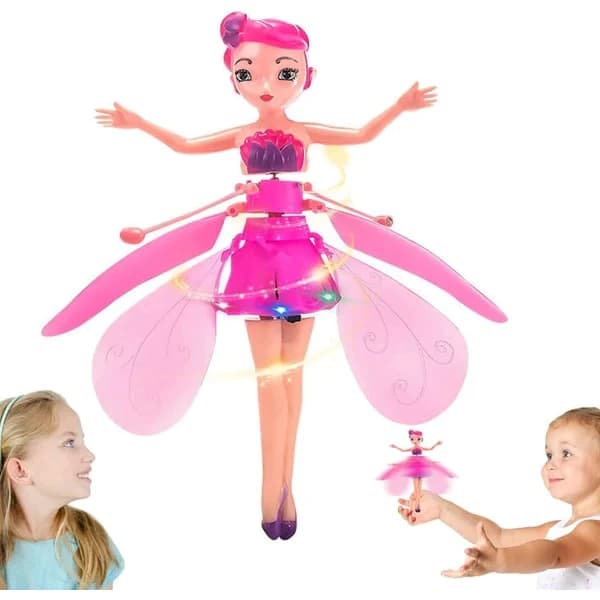 Svävande älva leksak, USB Sky Dancer - Rosa