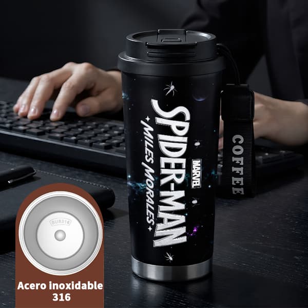 Kaffetermos 500ml Rostfritt Stål Juldesign Black