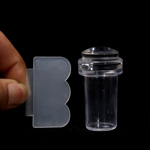 Stempel for negledesigne, Klar silikon-stempel, for