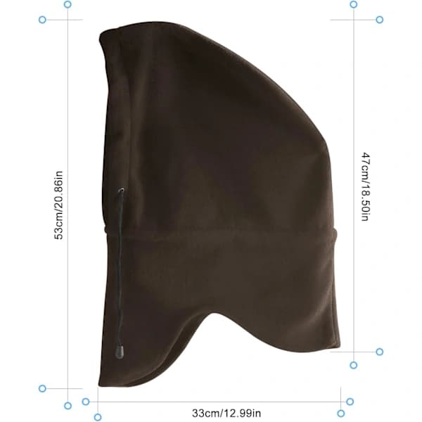 Vintermössa för män, brun mask, balaclava, utomhussporter, A