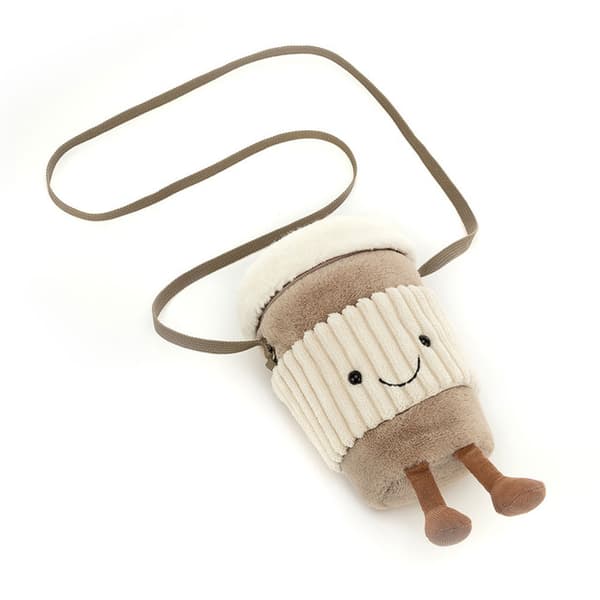 Jellycat 20cm Amuseables Coffee-To-Go Bag pehmolelu