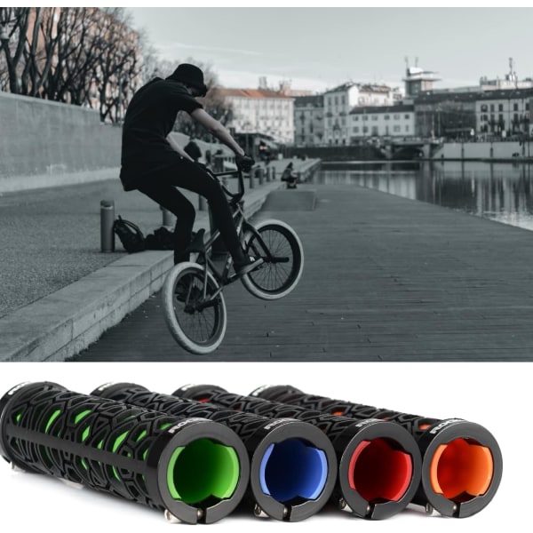 1 par MTB-styrhandtag, acex Ergonomic Bike Grip 2 End