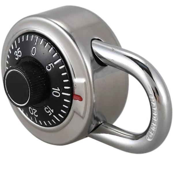 Master Numerolukko 50mm Pyöreällä Kiinteällä Numeroyhdistelmällä, A