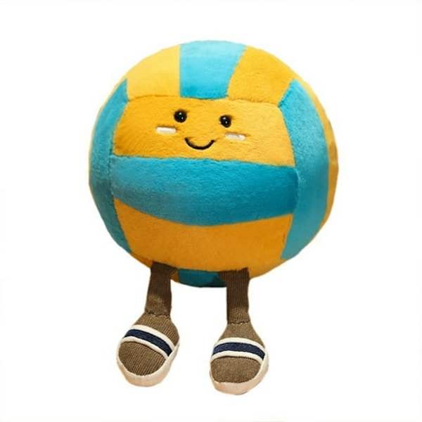 JELLYCAT Sports Beach Volley Plysch, Gosedjur, 26 cm Söta Amuseables Sports Beach Volley Plyschleksaker
