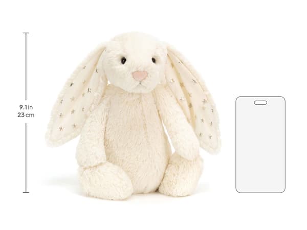 Jellycat 31cm Bashful Twinkle Bunny kosedyr