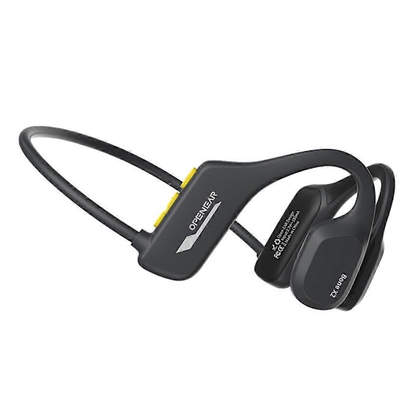 Openear Bone X2 IP68 Vandtætte Bone Conduction Bluetooth Hovedtelefoner med 8G Hukommelse til Svømning - B Black