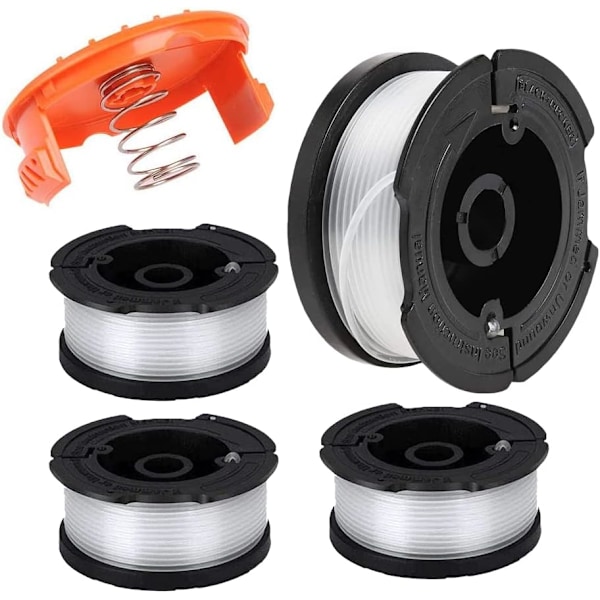 Nylon Line Spool Reservedeler Kantklipper Svart og Decker A6481 A6485 A
