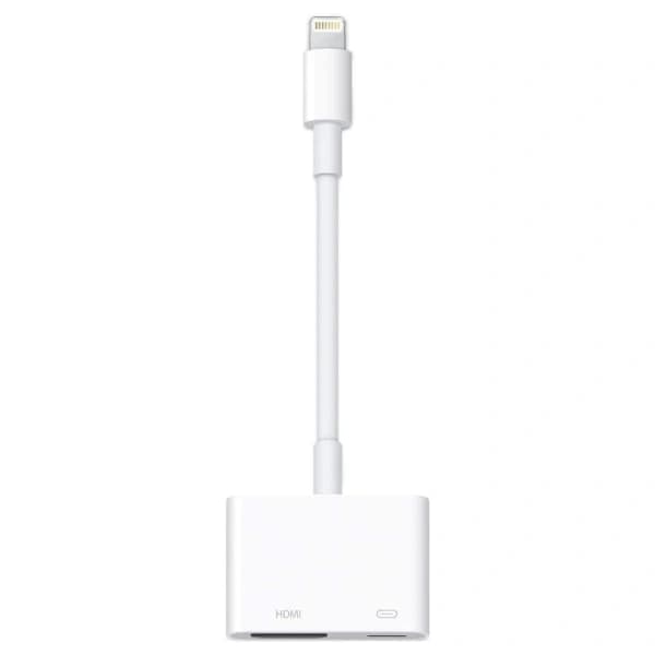 Lightning–digitaalinen AV-sovitin (Lightning–HDMI) valkoinen, A
