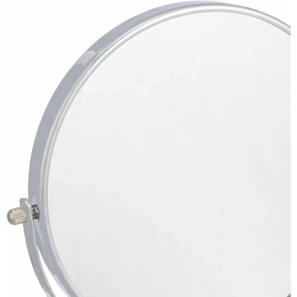 Väggmonterad spegel, 1x/5x förstoring, krom, A