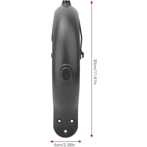 Bakre skjermfeste med baklys og krok for Xiaomi M365 Elec