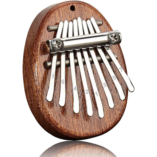 8 Tangenter Eksklusiv Finger Tommelfinger Klaver Marimba Musikalsk God Vedhæng