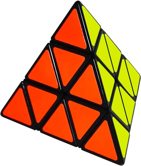 Cube Triangle Cube, Puzzle Pyramid Magic Cube 3x3 Sticker Cube P
