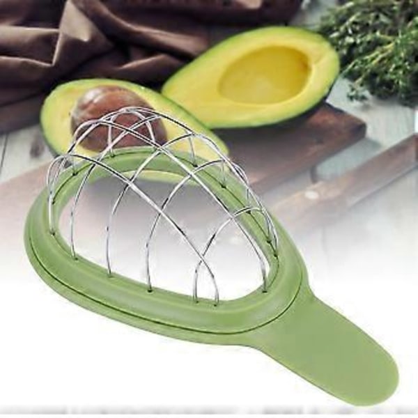 Avocadodeler i rustfrit stål Frugtkødseparator Splitter Skærer Køkkenværktøj