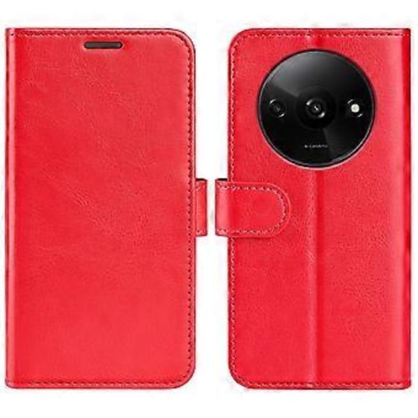 Xiaomi Redmi A3 4G/Poco C61 4G Kotelo Nahkainen Lompakkokotelo Puhelinkuori Style B