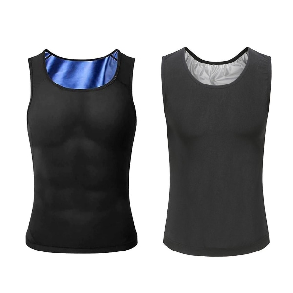 Kompressionslinne för män Midjetränare Kroppsformare Bantande Tank Top Träningsgördel.4XL 5XL.Silver Silver 4XL