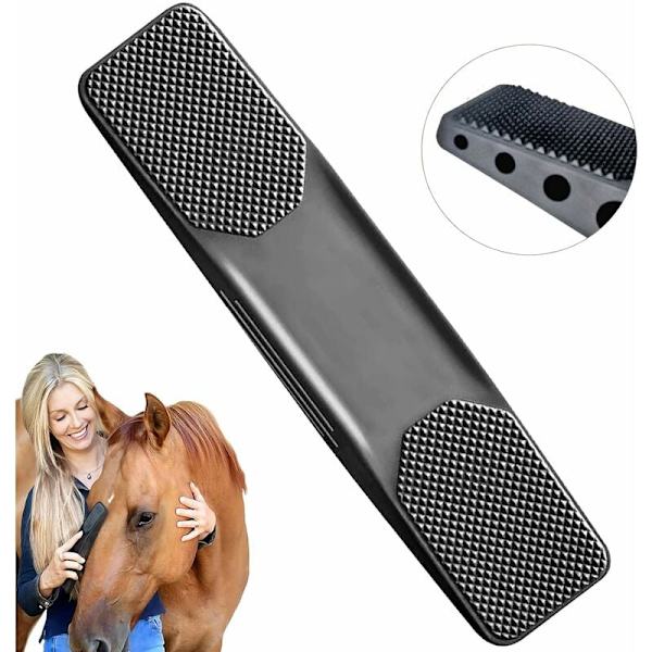 6 i 1 Grooming Massager, Hästmassagekam, Hästvårdsmassager
