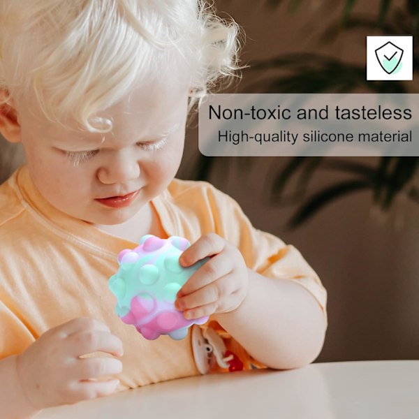 Pop Boble Sensorisk Fidget Legetøj, Klem Sensorisk Legetøj, Silikone Anti