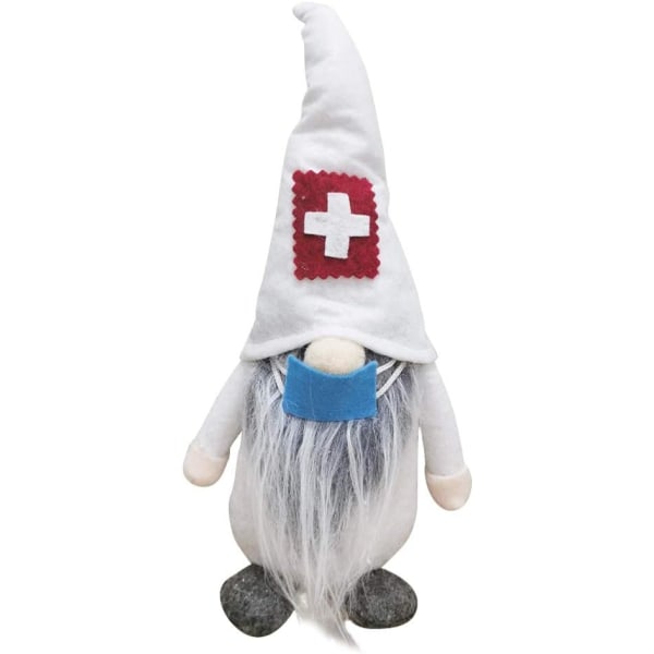 Holiday Gnome Handgjord svensk Tomte, Jultomtedekoration O