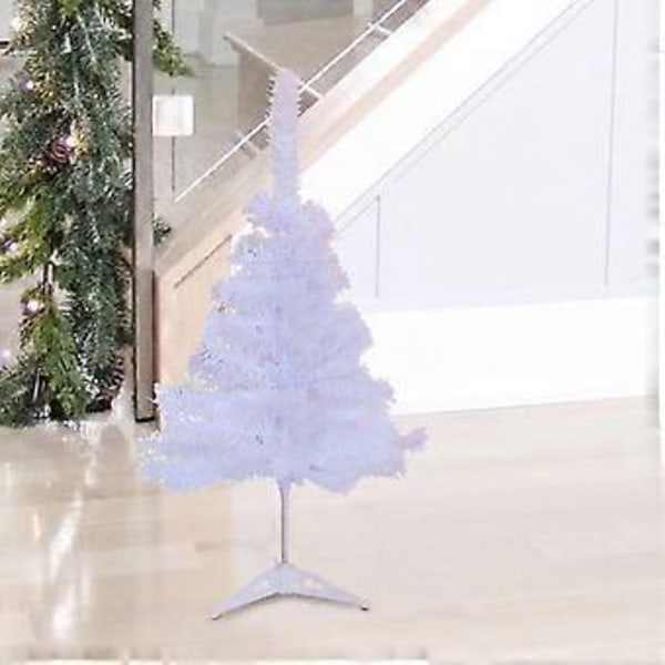 30cm Vit Liten Julgransset Mini Julgransdekoration Bordsfönsterdisplay Juldekorationsmaterial