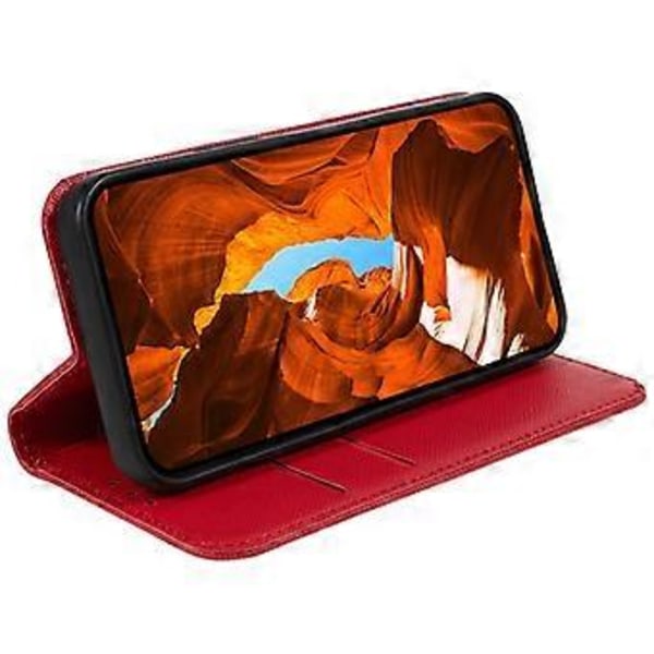 För Nokia G42 Flip Ställ Plånboksfodral Korsstruktur PU Läder Stöttåligt Mobilskal Style F