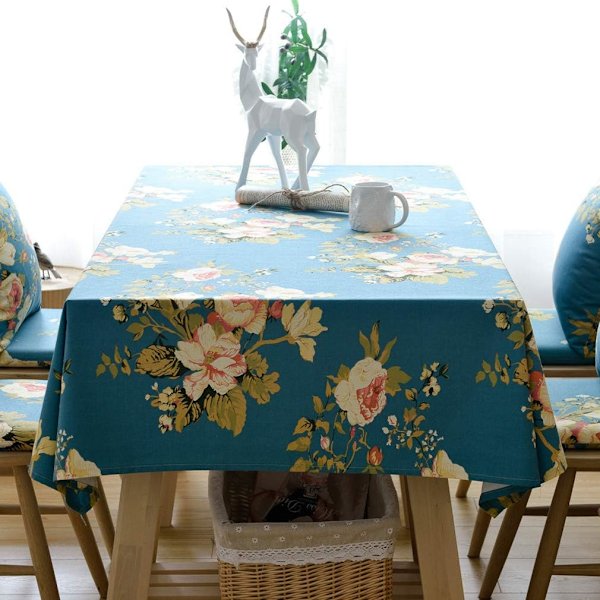 Fashion Design Blomsterprint Duge til Spisebord