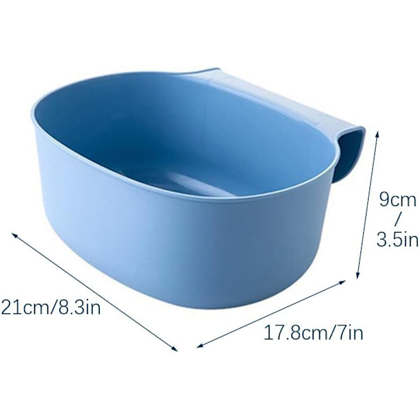 21 * 17,8 * 9 cm, (sininen) Roskakori Luova Koti Toimisto D